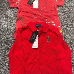 Polo by Ralph Lauren Kids Red Polo Shirt 3t NWT